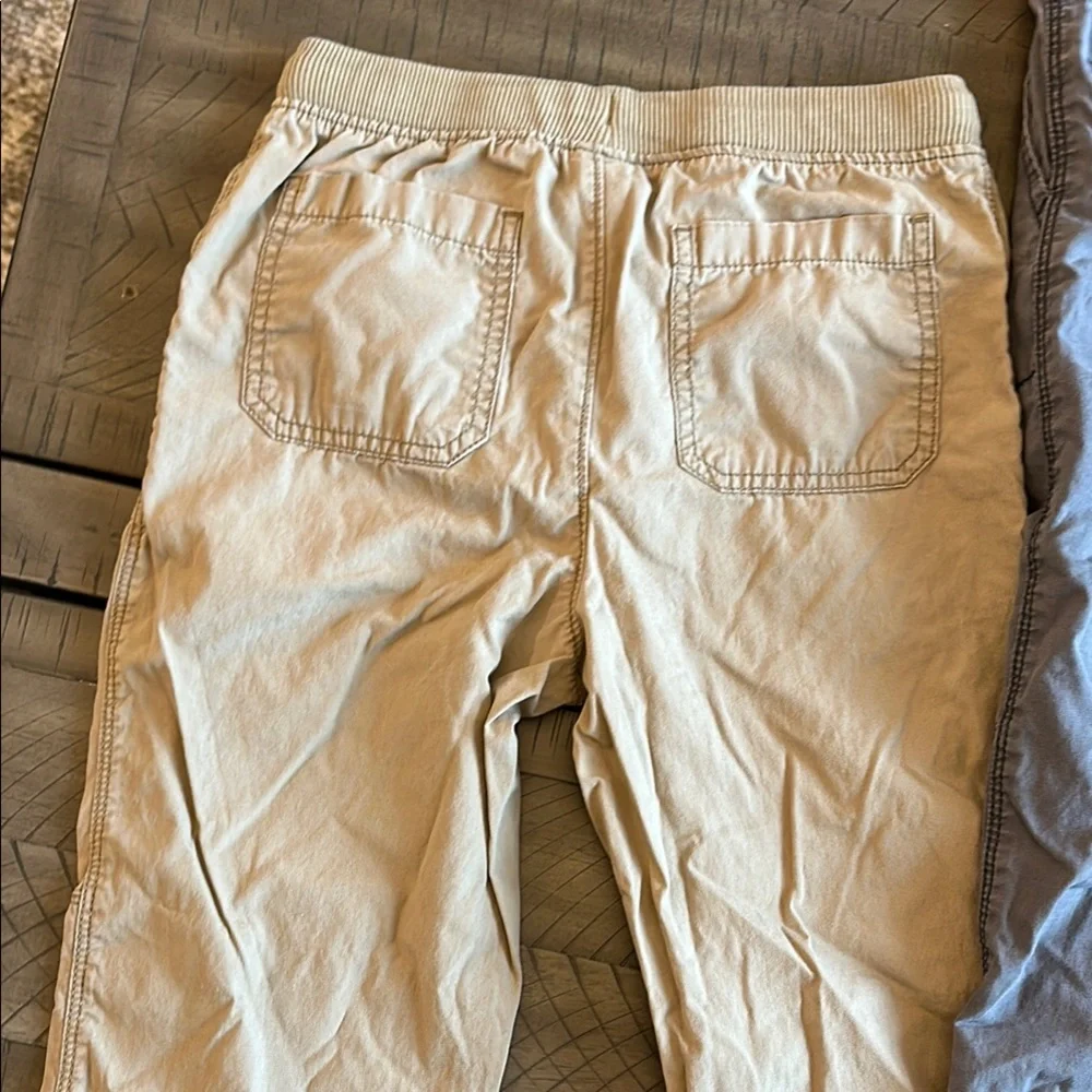 BUNDLE-  Carter's Kids Casual drawstring pants in Khaki and Gray cotton